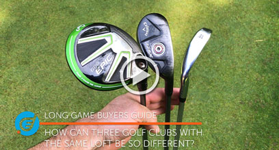 How can three golf clubs with the same loft be so different?