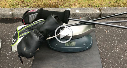 How much does a golf bag weigh?